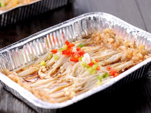 九原锡纸烤金针菇
